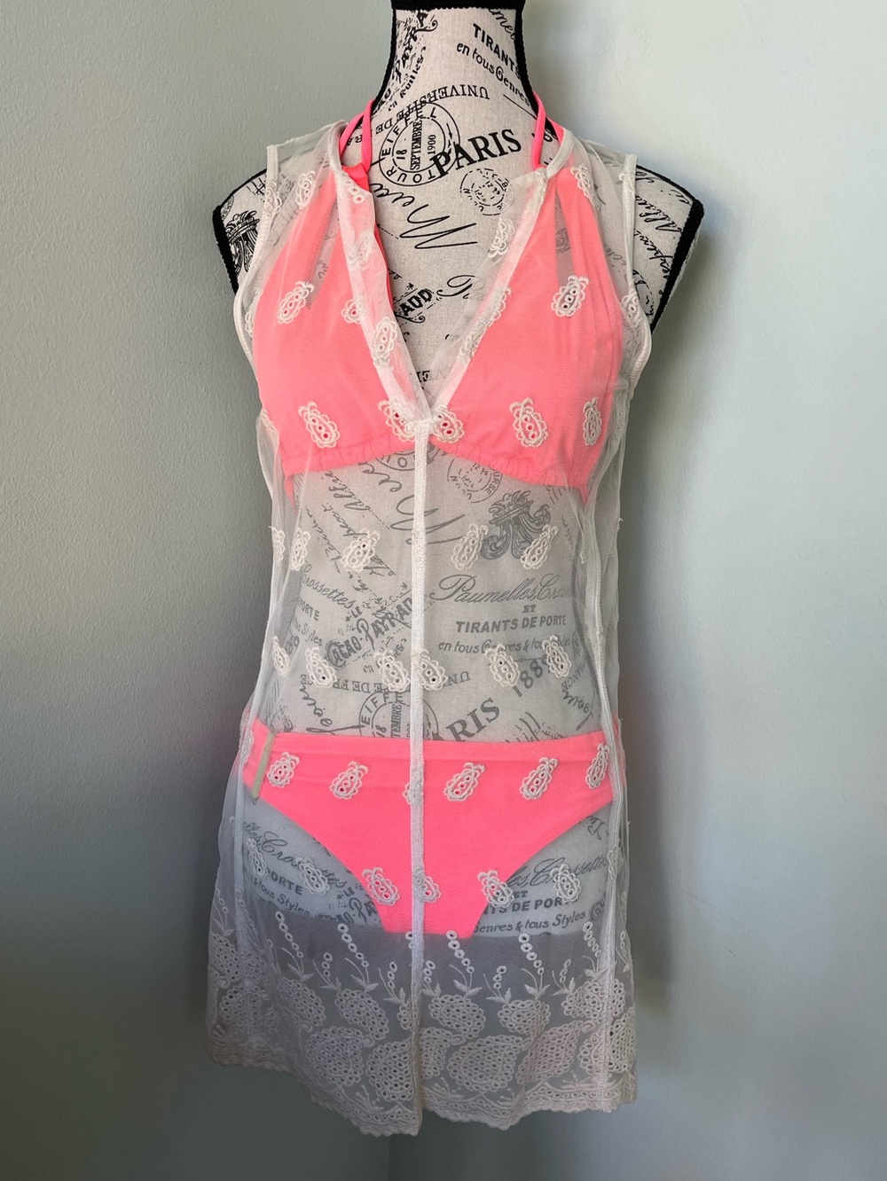 Sheer Lace Cover-Up